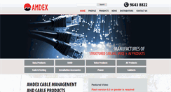 Desktop Screenshot of amdex.com.au